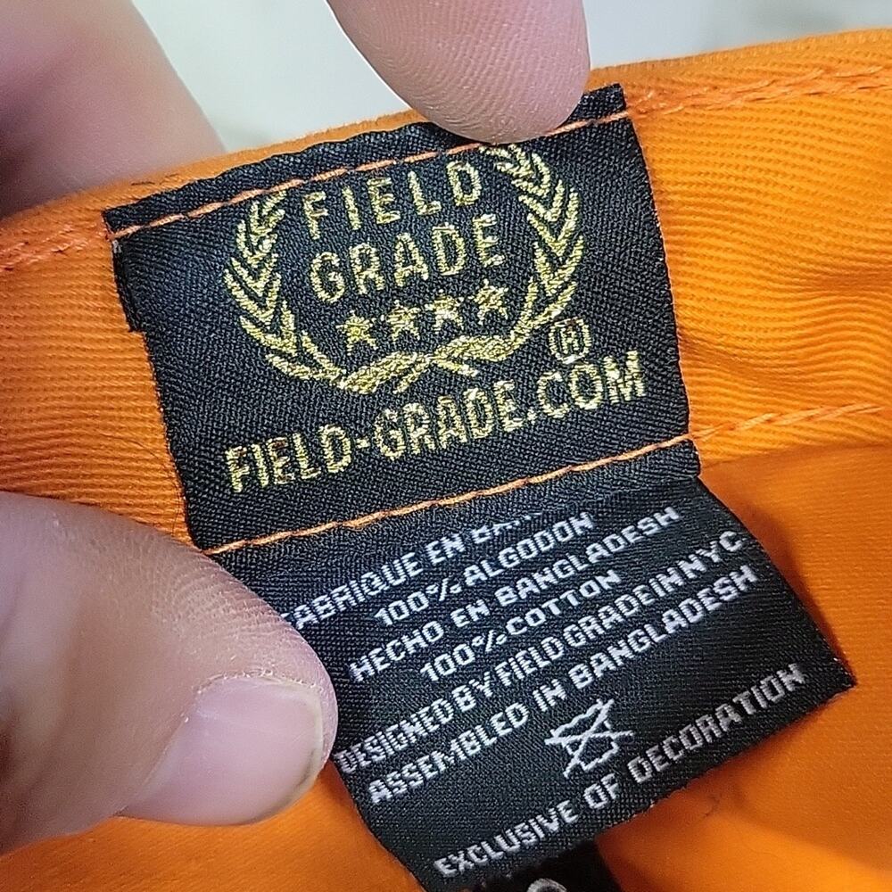 Field Grade Ruthless Orange Unisex Adjustable Hat - Picture 8 of 10